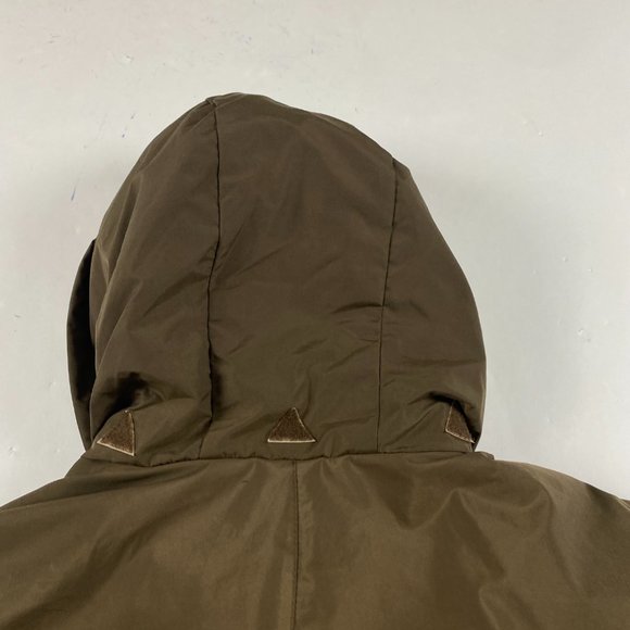 Lands' End Packable Mountain Lite Parka Jacket Men's Medium Brown Purple Nylon - Picture 4 of 15